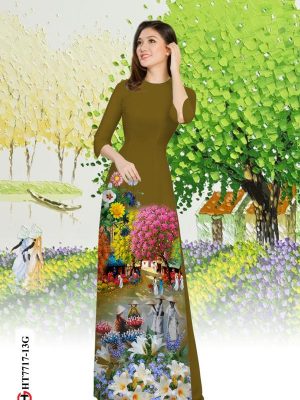 vai ao dai phong canh tet (2)